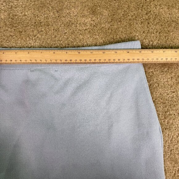 Edited By Remi Womens Bader Knit Skirt Size M Light Blue NWT E902 - Picture 8 of 10